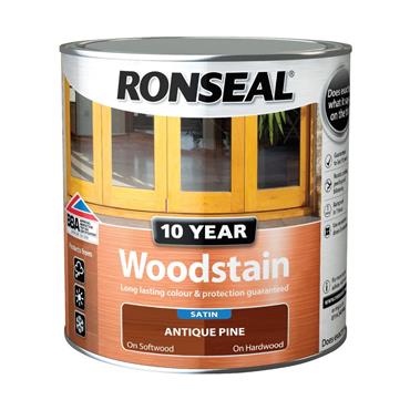 Ronseal 10yr Woodstain Antique Pine 750ml