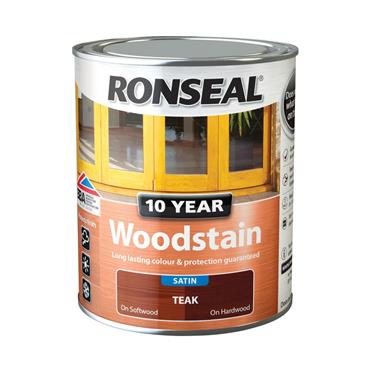 Ronseal 10Yr Woodstain Teak 750ml