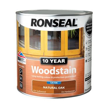 Ronseal 10Yr Woodstain Natural Oak 750ml