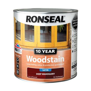 Ronseal 10Yr Woodstain Deep Mahogany 2.5L