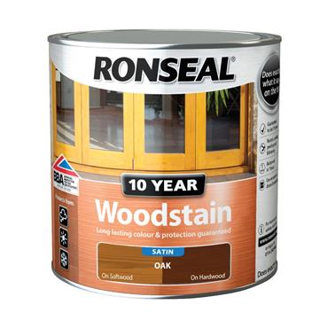 Ronseal 10Yr Woodstain Oak 2.5L