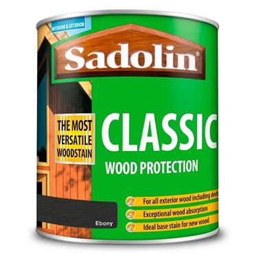 Sadolin Classic Woodstain Ebony 1L