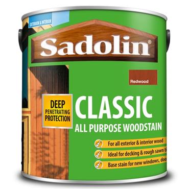 Sadolin Classic Woodstain Redwood 2.5L