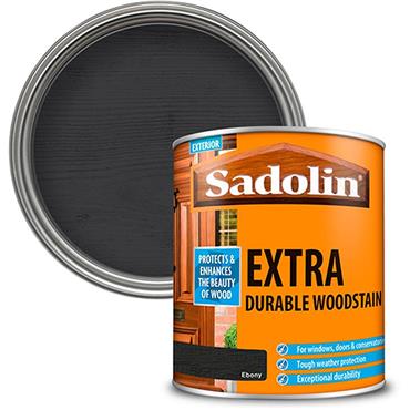 Sadolin Extra Woodstain Ebony 1L