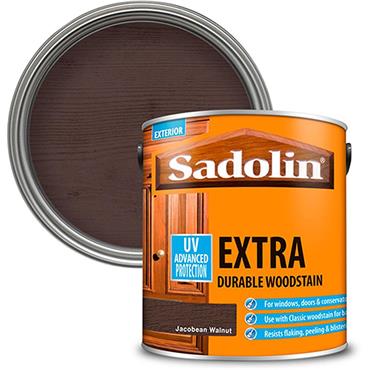 Sadolin Extra Woodstain Jacobean Walnut 2.5L