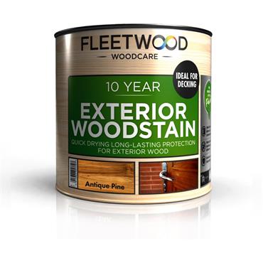 Fleetwood 10Yr Exterior Woodstain Ant Pine 1L