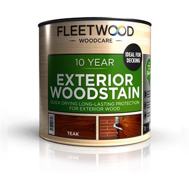 Fleetwood 10Yr Exterior Woodstain Teak 2.5L