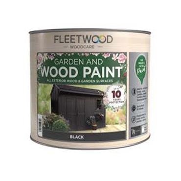 Fleetwood Garden Paint Black 750ml