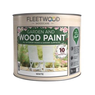 Fleetwood Garden Paint White 750ml