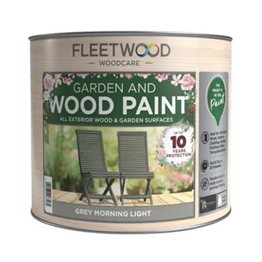 Fleetwood Garden Paint Grey Morn Light 750ml