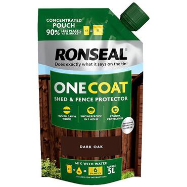 Ronseal Shed & Fence Refill Dark Oak