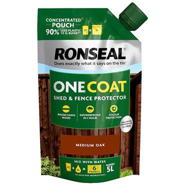 Ronseal Shed & Fence Refill Medium Oak