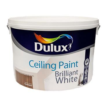 DULUX CEILING PAINT 10LTR BRILLIANT WHITE