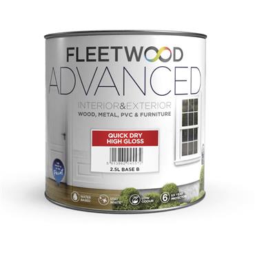 Fleetwood Advanced Quick Dry Gloss White 1L