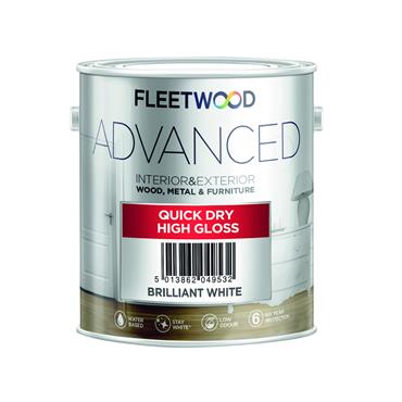 Fleetwood Advanced Quick Dry Gloss White 2.5L