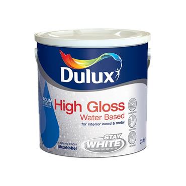 Dulux High Gloss Pure Brilliant White 2.5L