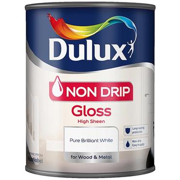 Dulux Non Drip Gloss White 1L
