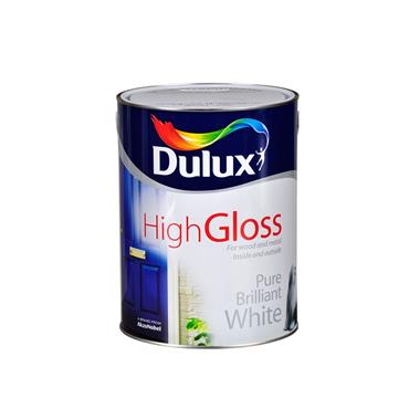 Dulux Aquamax Gloss White 5L