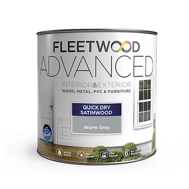 Fleetwood Advanced Satin Warm Grey 750ml
