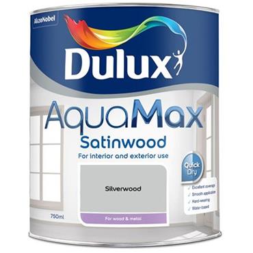 Dulux Aquamax Satinwood Silverwood 750ml