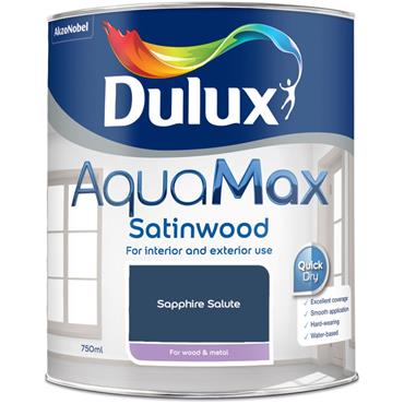 Dulux Aquamax Satinwood Sapphire Salute 750ml