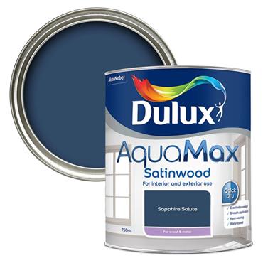 Dulux Aquamax Satinwood Sapphire Salute 750ml