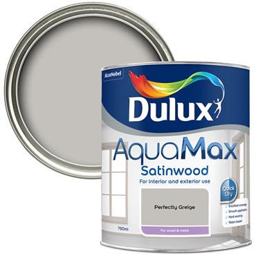 Dulux Aquamax Satinwood Perfectly Greige 750m