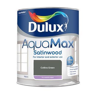 Dulux Aquamax Satinwood Collins Green 750ml