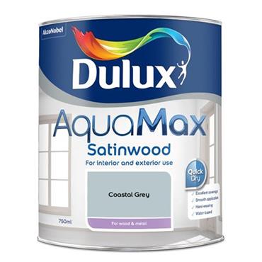 Dulux Aquamax Satinwood Coastal Grey 750ml