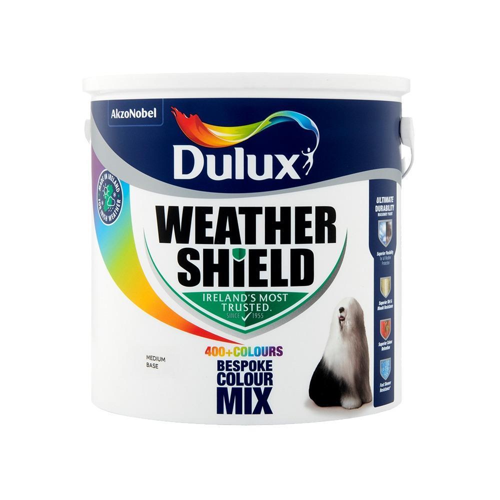 Dulux Weathershield Medium Base 2.5L | Topline Bolands | Arklow | Wicklow