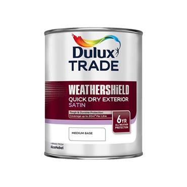 Dulux Weathershield Satin Medium Base 1L