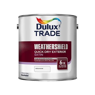 Dulux Weathershield Satin Medium Base 2.5L