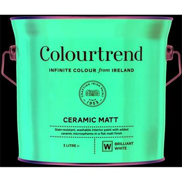 Colourtrend Ceramic Matt White Base 3L