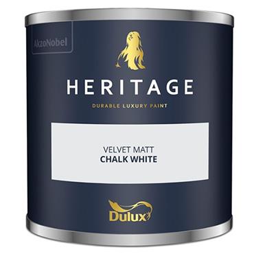 Dulux Heritage Tester Chalk White 125ml