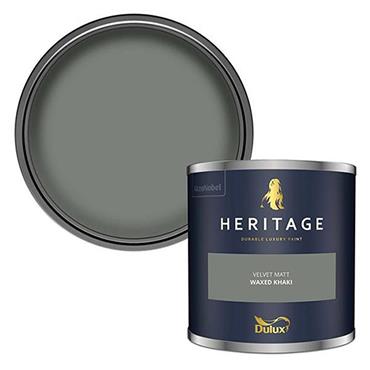 Dulux Heritage Tester Waxed Khaki 125ml