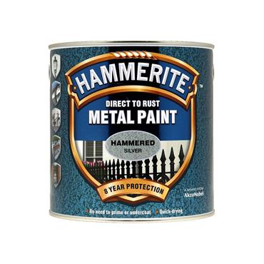 Hammerite Hammered Paint Silver 2.5L