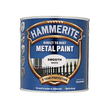Hammerite Smooth Paint White 2.5L