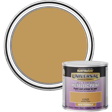 Rust-Oleum Combi Paint Smooth Gold 250ml