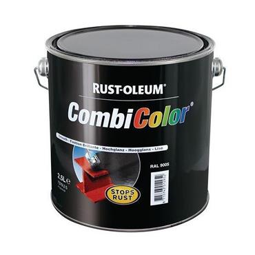 Rust-Oleum Combi Paint Black Matt 2.5L