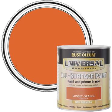 Rust-Oleum Universal Paint Sunset Orang 250ml