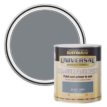 Rust-Oleum Universal Paint Slate Grey 750ml