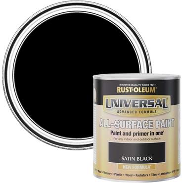 Rust-Oleum Universal Paint Satin White 750ml