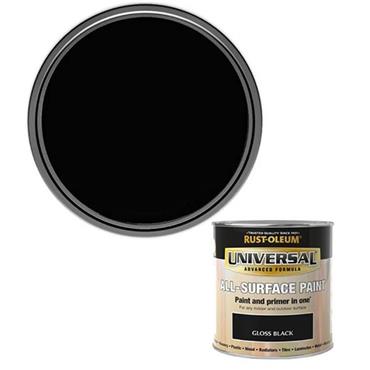 Rust-Oleum Universal Paint Gloss Black 750ml