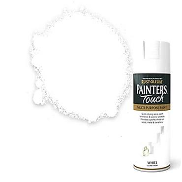 Painters Touch Spray Paint Gloss White 400ml
