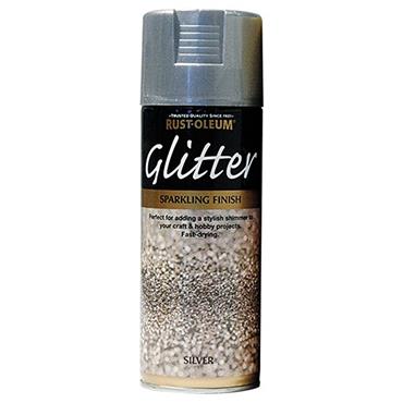 Painters Touch Spray Paint Glitter Silver 400