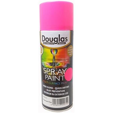 Multi Spray Paint Fluorescent Pink 400ml