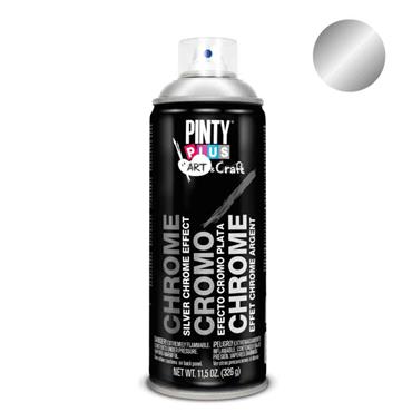 Pinty Plus Art Chrome Effect Silver 400ml