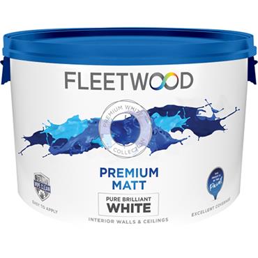 Fleetwood Premium Matt Brilliant White 10L