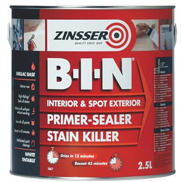 Zinsser Bin Primer Sealer 2.5L