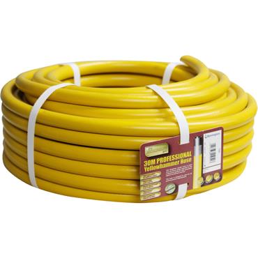 Garden Pro Yellow Reinforced Garden Hose 30m